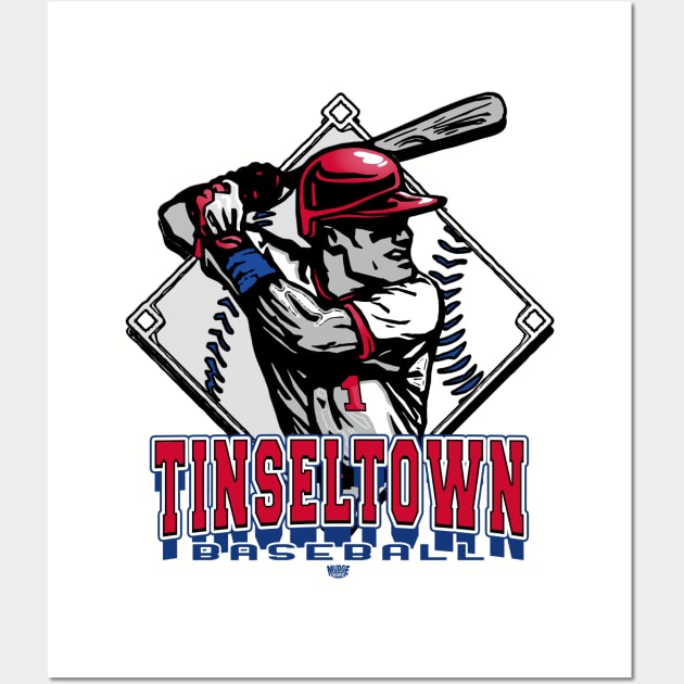 Tinseltown Forever Diamond Baseball Wall Art by MudgeSportswear